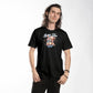 Loving You, Teddy Bear Black T-shirt, on a human - Sheer: your Luck - Sheerluck-art.com