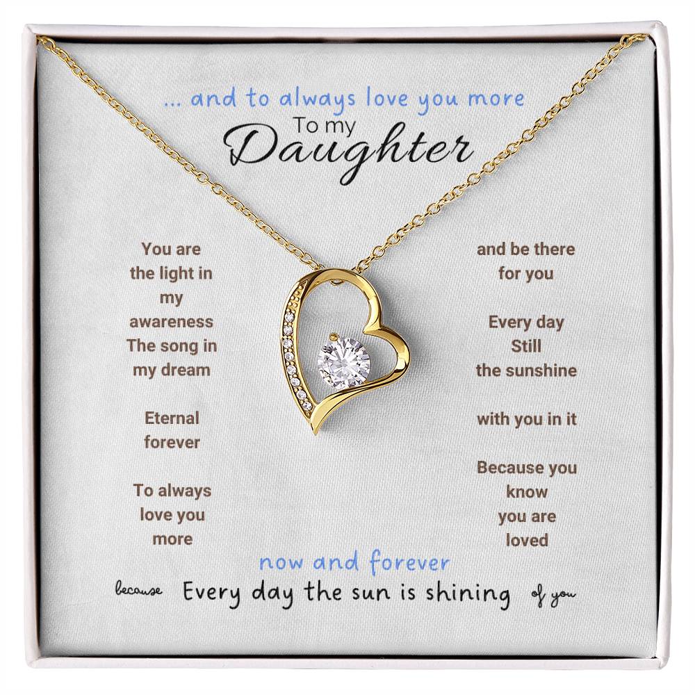 Daughter - Now and forever - Necklace