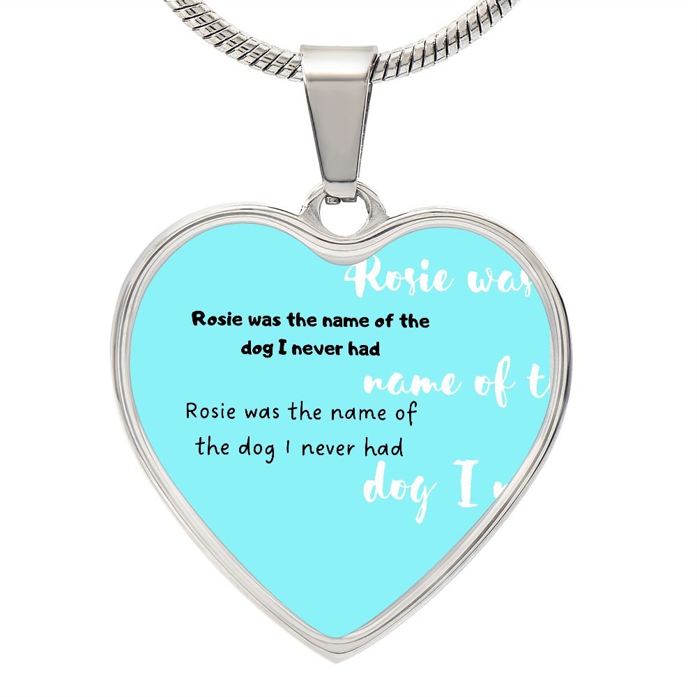 Heart Pendant Necklace - Sheer: your Luck - Sheerluck-art.com