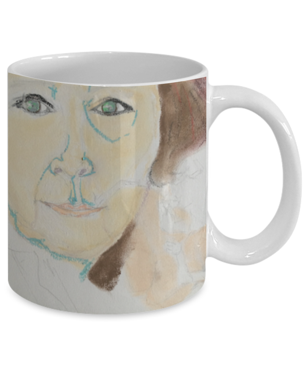 Cup of choice (sketch of Alice Miller) - Sheer: your Luck - Sheerluck-art.com